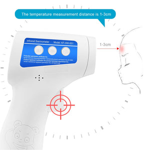 Cofoe  Forehead Thermometer Non Contact Infrared Thermometer Body Temperature Fever Digital Measure Tool for Baby Adult