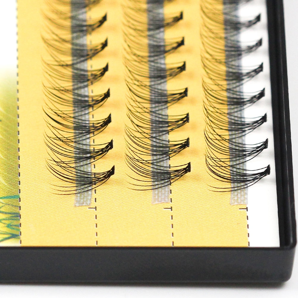 60pcs Professional Makeup Individual Cluster EyeLashes Grafting Fake False Eyelashes eyelash extension individual eyelash bunche